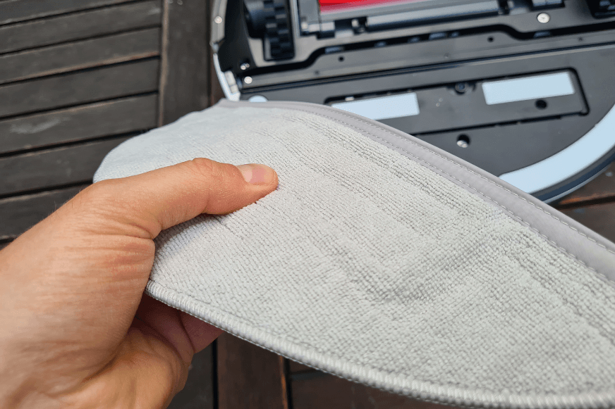 Пушистая салфетка Roborock S7 Pro Ultra показана крупным планом